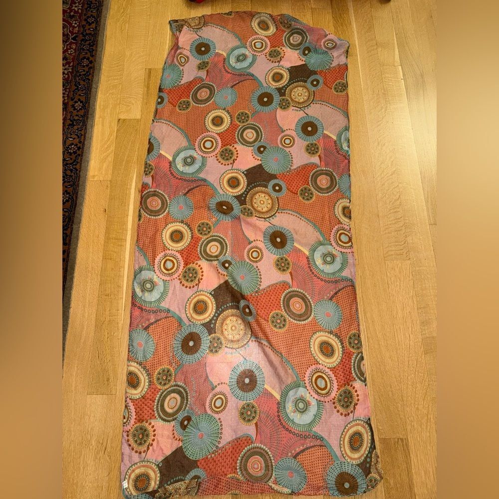 Colorful Patterned Scarf - Picture 4 of 4